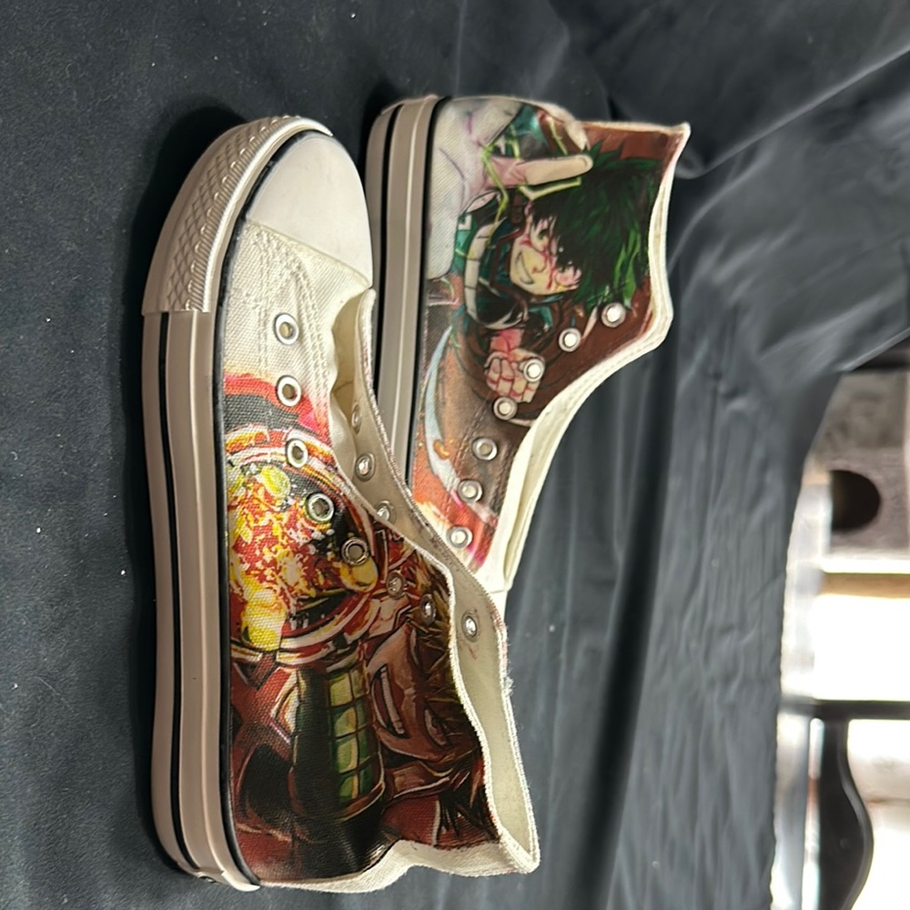 Anime Graphic Canvas Sneakers